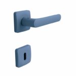 Maniglia One Q Serie Mood Rosetta Quadra d.52x52x10h Bocchetta Foro Chiave varie finiture  Colombo Design
